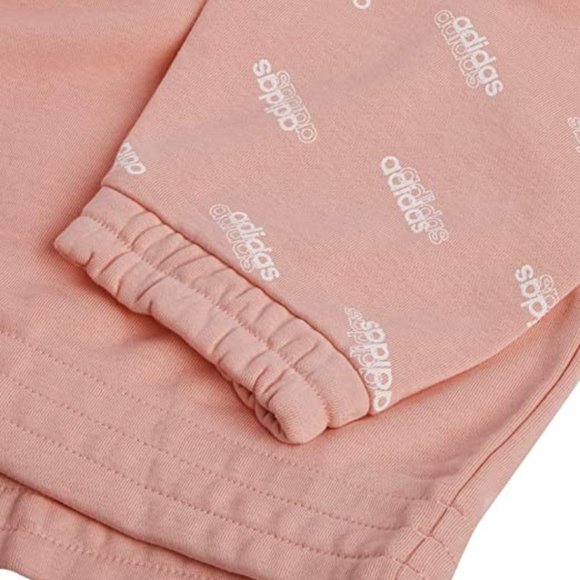 🆕adidas Women's Favorites Sweatshirt, SM and MD - Glory Pink/White, Brand NEW - Picture 6 of 6